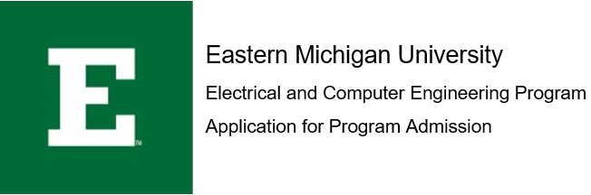 Eastern Michigan University Electrical and Computer Engineering Application for Admission